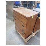 vintage dresser some small nicks , from the 1070s would be great for someone who refinished cabinets.