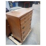 vintage dresser some small nicks , from the 1070s would be great for someone who refinished cabinets.