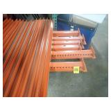 Orange pallet racking