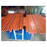 Orange pallet racking