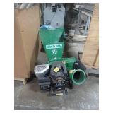 Mighty Mac Shredder Leaf Chipper // Briggs and Stratton 1150 Series // 250cc 11.50 ft. lbs. gross torque at 2600 rpm per SAE J1940 // 36" x 48" x 36"