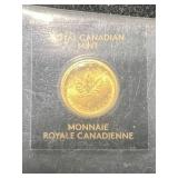 2023 CANADIAN MAPLE LEAF 1 GRAM .9999 FINE GOLD