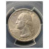 1932-S US WASHINGTON QUARTER PCGS AU53