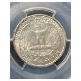 1932-S US WASHINGTON QUARTER PCGS AU53