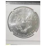 2017 AMERICAN SILVER EAGLE NGC MS70