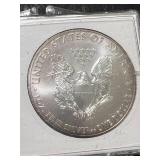 2014 AMERICAN SILVER EAGLE 1 TROY OZ .999 FINE SILVER IN CASE