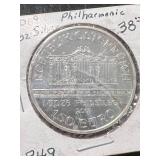 2019 AUSTRIAN PHILHARMONIC 1 TROY OZ .999 FINE SILVER