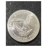 1985 ENGELHARD PROSPECTOR 1 TROY OZ .999 FINE SILVER