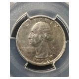 1932-S US WASHINGTON QUARTER PCGS AU50