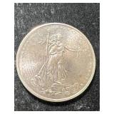 1 TROY OZ .999 FINE SILVER ST GAUDENS DESIGNED ROUND