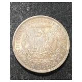 1890 US MORGAN SILVER DOLLAR
