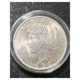 1923 US PEACE SILVER DOLLAR UNC IN AIRTITE