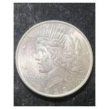 1923 US PEACE SILVER DOLLAR