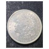 1921 US MORGAN SILVER DOLLAR