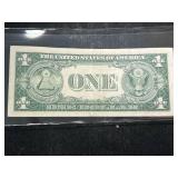 1935F US BLUE SEAL $1 SILVER CERTIFICATE