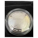 2020 BASKETBALL HALL OF FAME COMMEM PROOF SILVER DOLLAR