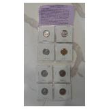 8-Various Years of Uncirculated Dimes