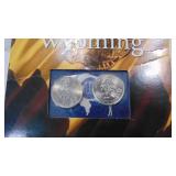 1974 Bicentennial First Day Cover Coin and US Minded Wyoming Quarters