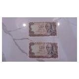2-Spainish Currency Notes