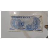 14-Norway Coin and 1 Piece of Currency