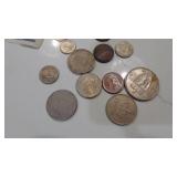 14-Norway Coin and 1 Piece of Currency