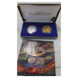 ND Centennial Commemorative Coin Set and ND Quarters