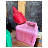 Mixed Fuel & Oil Containers - quantity contents unverified