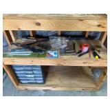 Mixed Lot: Arrow T50 Staples, Black & Decker Piranha Blade & Assorted Tools