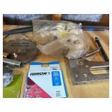Mixed Lot: Arrow T50 Staples, Black & Decker Piranha Blade & Assorted Tools