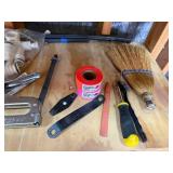 Mixed Lot: Arrow T50 Staples, Black & Decker Piranha Blade & Assorted Tools