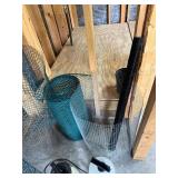Mixed Lot: Roundup Sprayers, Wire Mesh Rolls & Garden Supports