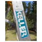 Keller 8 Ft Aluminum Type II Step Ladder 225 Lb
