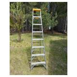 Keller 8 Ft Aluminum Type II Step Ladder 225 Lb