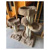 Carpeted Cat Trees 50 in Tall (Lot of 2)