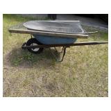 Wheelbarrow With Mesh Screen Frame