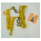 marker buoy and nylon rope with hooks (3ct)