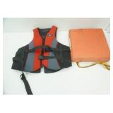 Life Jacket, Adult XL & Safety Cushion