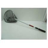 Rubber Fish Net. w/telescoping handle. Frabill