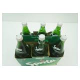 Vintage 6 pack of Sprite 1 liter glass bottles