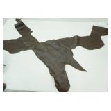 brown leather piece