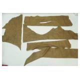 light brown leather pieces