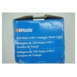 halogen work light. 250 watt 4-in-1