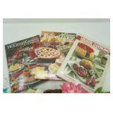 Cook Books (3ct) and Floral Wreath