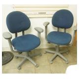 2ct Adjustable Office Chairs on Wheels