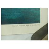 Vintage reproduction print "Clawing Off the Lee Shore" by Sydney Laurence 37"x 25"