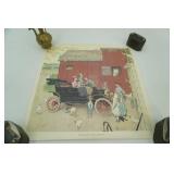 Vintage Norman Rockwell print "The Famous Model T Was 