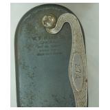 Antique metal coin banks & Antique Globe-Wernicke Co. Oak Recipe Box