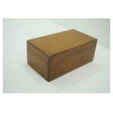 Antique metal coin banks & Antique Globe-Wernicke Co. Oak Recipe Box