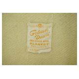 JC Penney Golden Dawn 100% Wool Blanket
