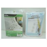 Stamped Embroidery Pillowcases. 2 sets of 2 Butterfly patterns